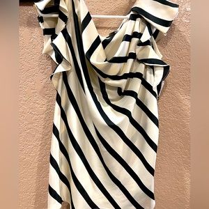 Worthington striped sleeveless blouse